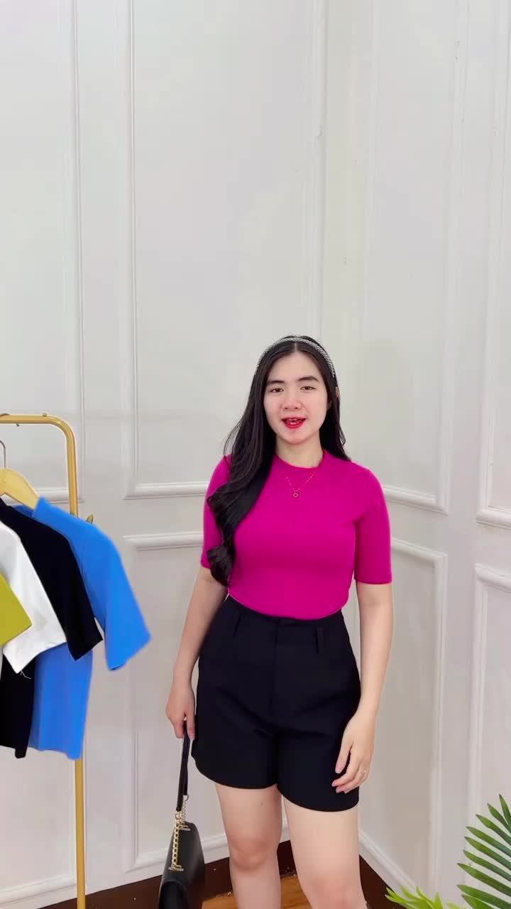 910 KAOS IMPORT WANITA || KAOS LEHER TURTLENECK || BAJU FASHION || ATASAN WANITA FASHION