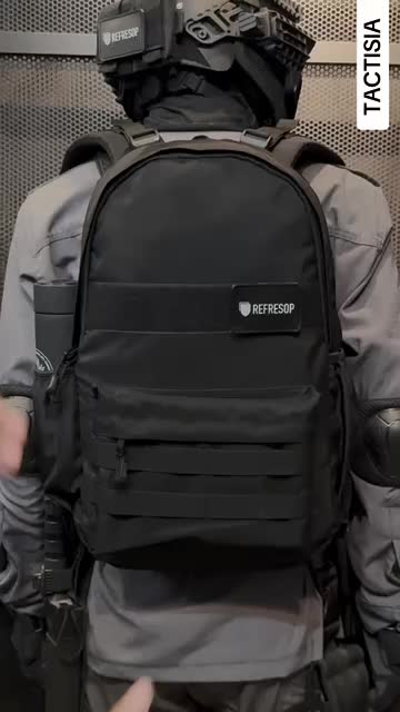 Tas Ransel Pria Daily Backpack Tactical Army PX340 - Hitam