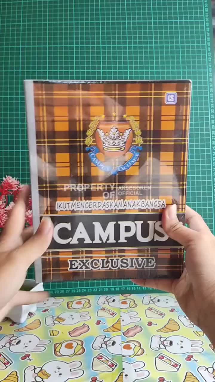 BUKU TULIS CAMPUS 38 LEMBAR [1 PAK] / BUKU CATATAN HARIAN SD SMP SMA KULIAH / ALAT TULIS PERLENGKAPAN SEKOLAH ANAK