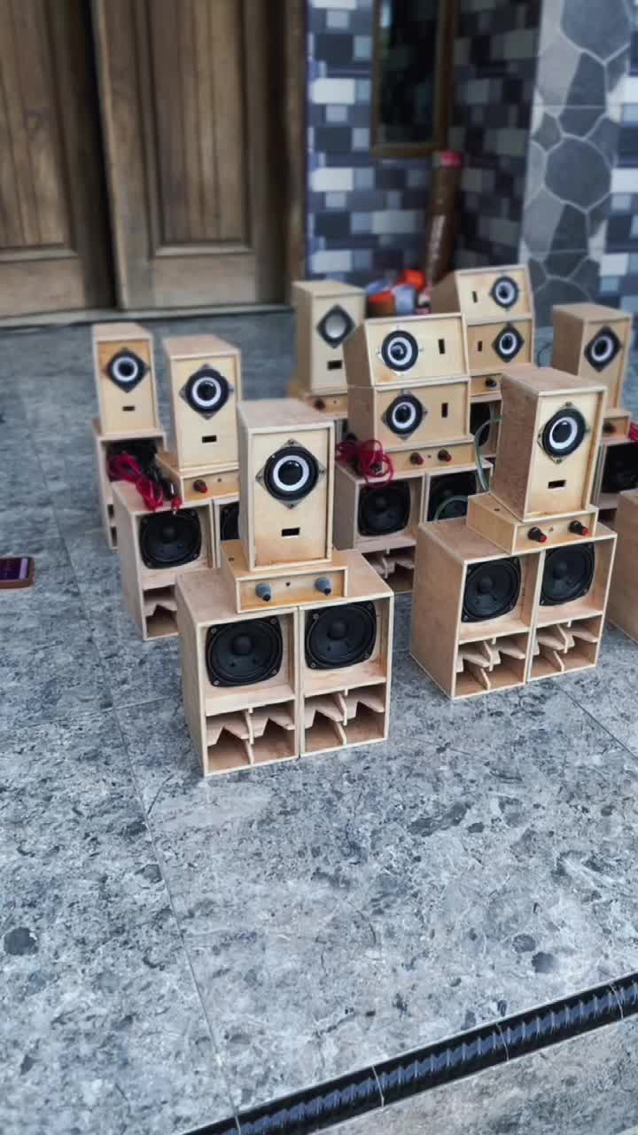 miniatur soundsystem 2box cbs 3in 1box line aray 2in Electronic Toys Speakers