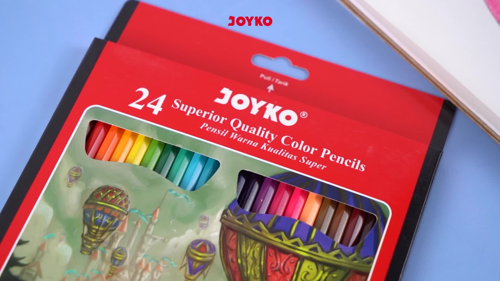 Joyko Pensil Warna Superior Quality Color Pencils HexagonalGrip