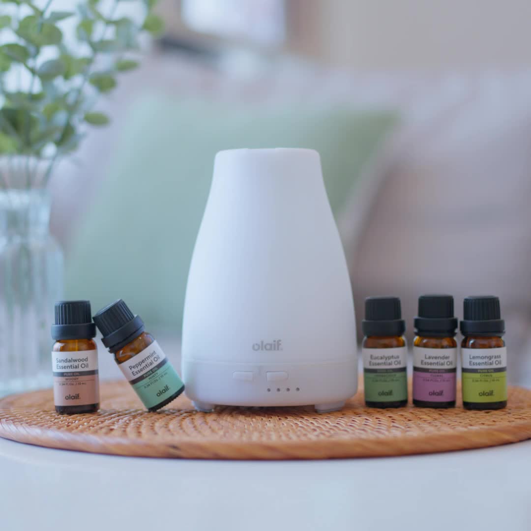 Olaif Essential Oil Diffuser - 150 ml - Aroma Diffuser / Aroma Terapi Diffuser