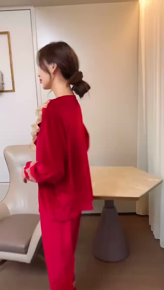 Markas Fashion99 Piyama Bludru PREMIUM Setelan Wanita Celana Lembut Tebal Panjang Baju Tidur Polos Dewasa Katun