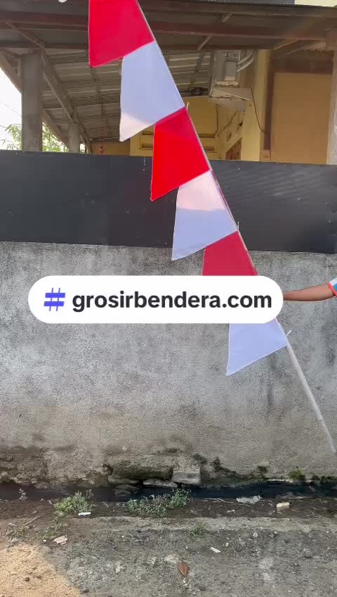 Umbul umbul Polos Merah Putih