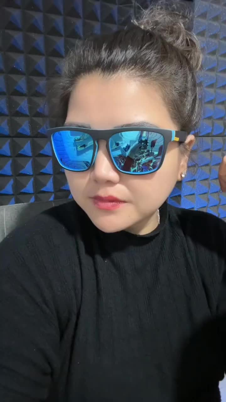 Trendzy Store kacamata hitam pria 99 ribu dapat 3 pcs polarized Anti silau dan UV  Frame Lensa Eyewear Sunglasses Biru