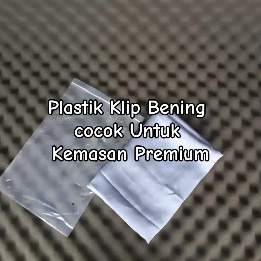 ECER Plastik Klip Ziplock Baju 20x30 25x35 30x40 Besar Bening Olshop Packing Hijab Distro Zipper PE Zip Lock