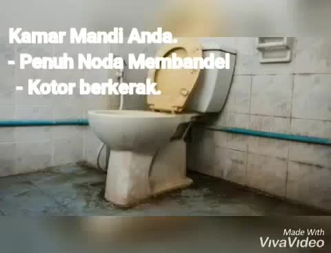 Topron kerak, pembersih kerak ampuh tanpa merusak nat kamar mandi Lantai