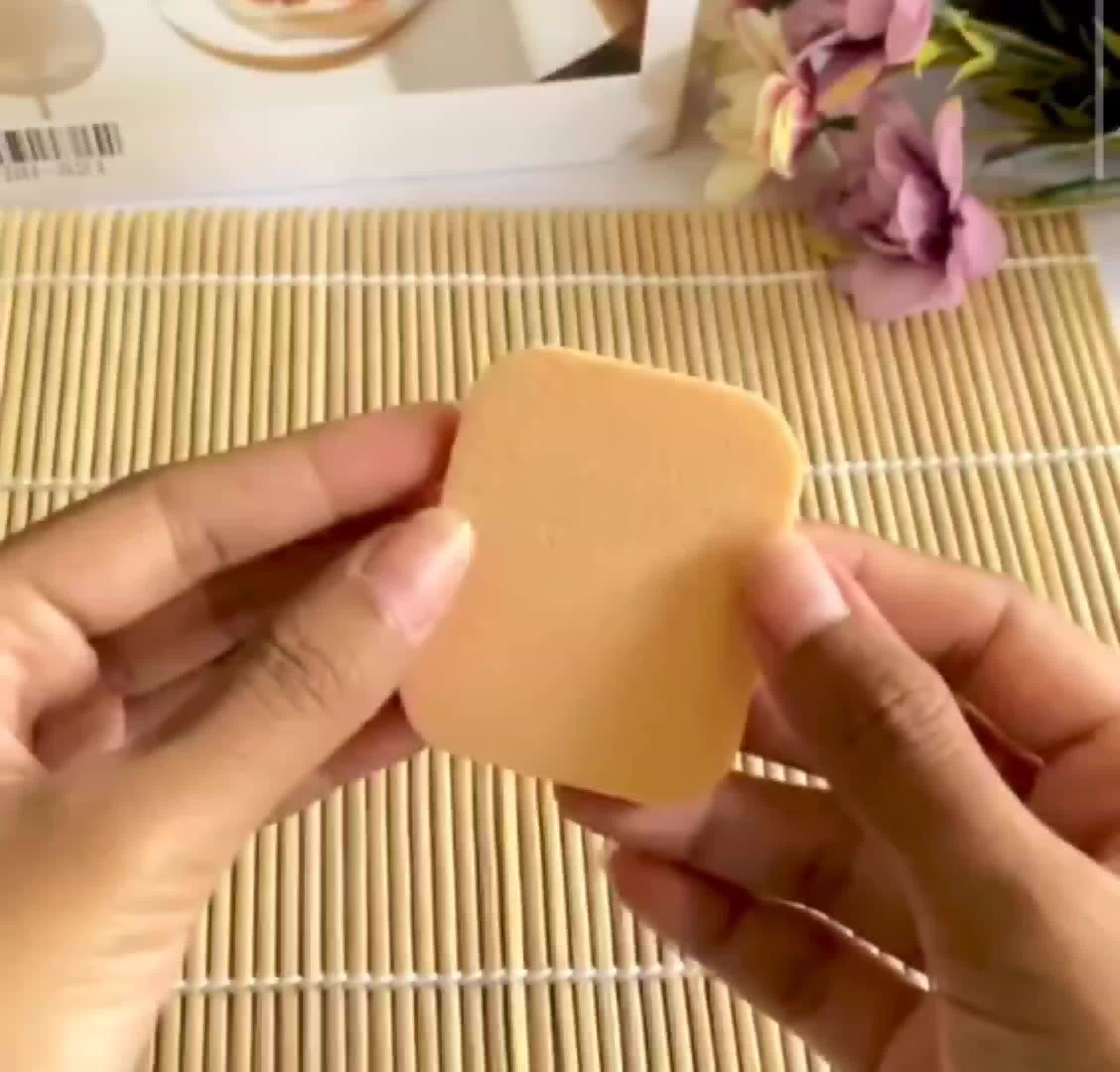 1PCS Spon Make Up Wajah Bedak Lembut Kotak Spons Aksesoris Makeup Dandan Alat Berdandan Sponge Powder Puff Foundation Blender A029