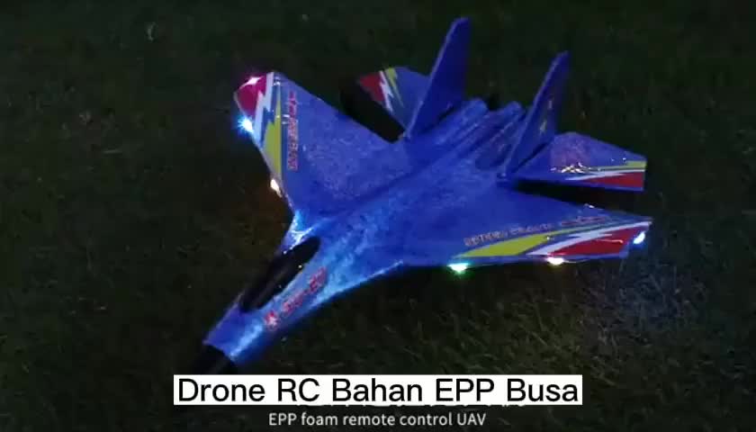 Toys home Mainan Pesawat Terbang Remote Control Led Pesawat Glider Airplane Foam SU35 Pesawat Mainan Pesawat Airplane Toy Rc Pesawat Baterai Lampu Roda