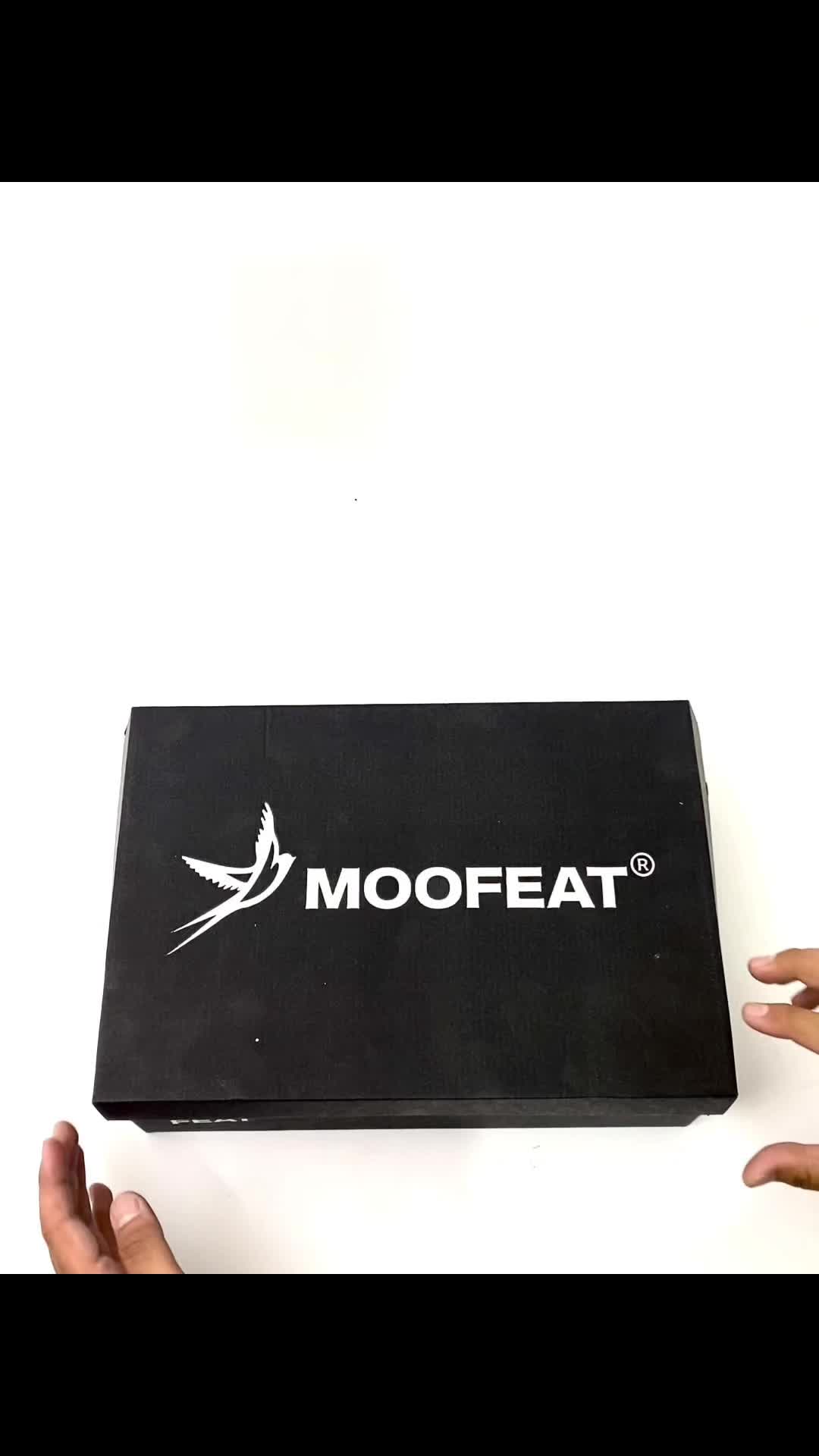 Moofeat - Colton Sandal Slide Slip On Casual Suede Hitam