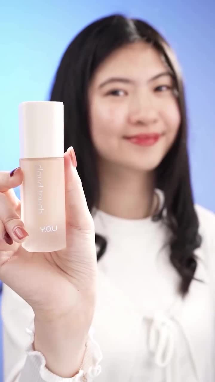 YOU Cloud Touch Blurring Skin Tint | Liquid Foundation | Natural Matte Finish | Tahan Lama 24 | Bedak Wajah SPF Concealer Cover Lasting