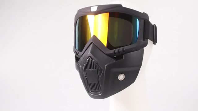 kacamata helm motor retro windproof masker goggles mask google