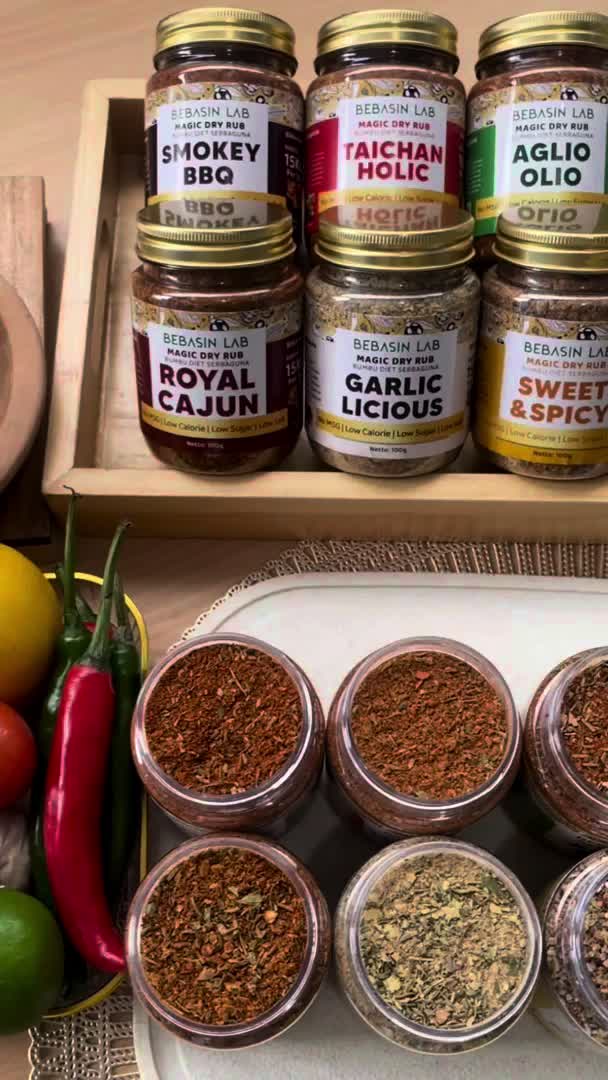 (BUY 1 GET 1) - TRUHABIT, Dry Rub Smokey BBQ | Bumbu Diet | Bumbu Instan | Dry Rub Bumbu Marinasi Ayam & Daging Diet | Bumbu Dapur Bubuk Lengkap Tanpa MSG & Pengawet | Rendah Kalori