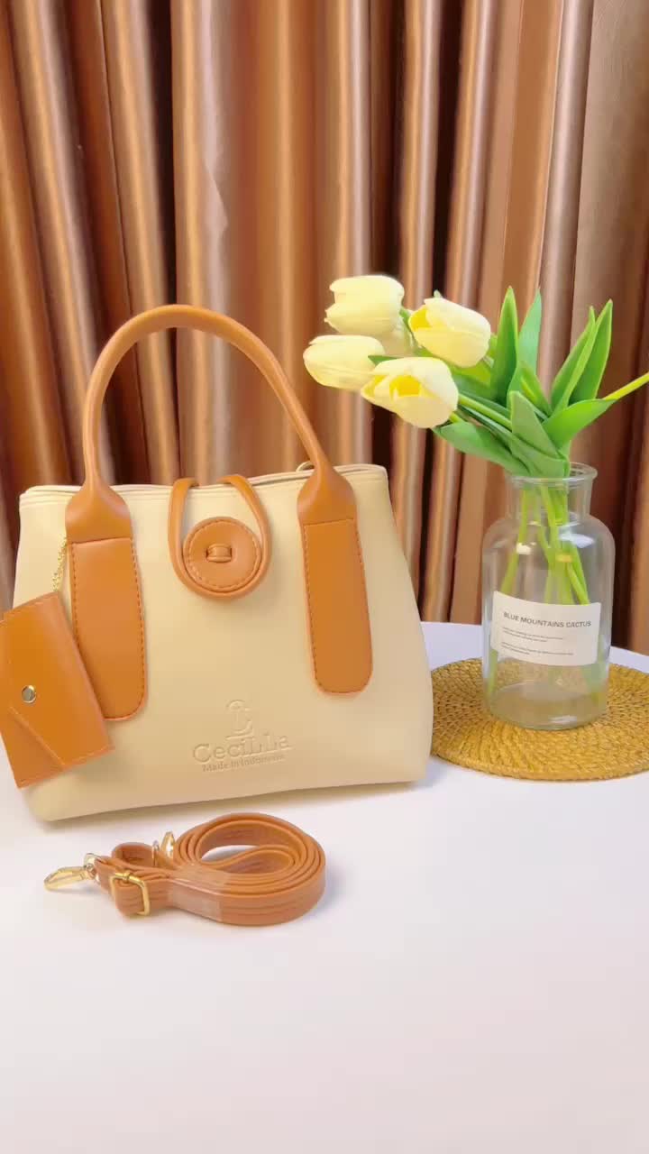LUNA AURA [ Beli Lokal ] Tas Selempang Jinjing Wanita Kiara 3644 Tas Kerja wanita Tas Hangout Tas Wanita ootd