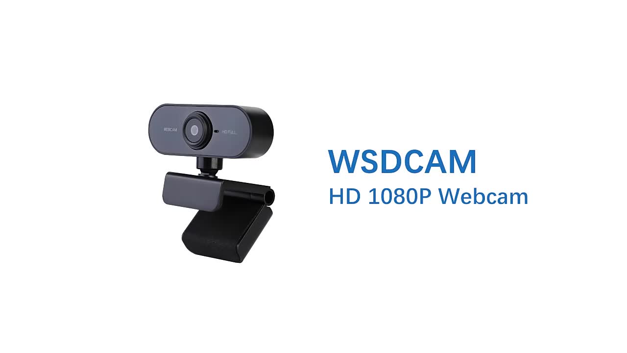 W2 1080P Full HD Webcam computer Kamera built in mic Untuk PC Desktop Laptop live video Konferensi