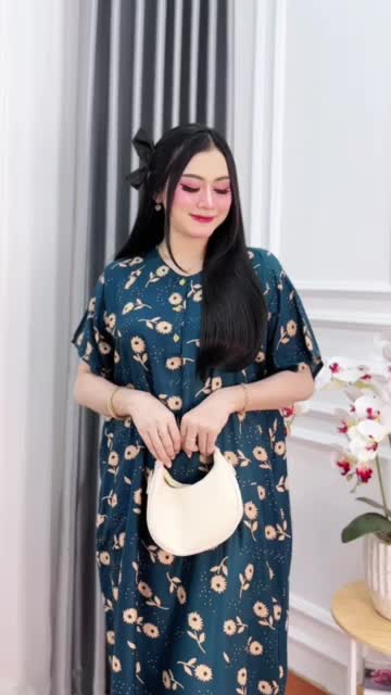 DASTER JUMBO RAYON TULIP KANCING DEPAN BUSUI BUMIL Hamil Ibu Wanita