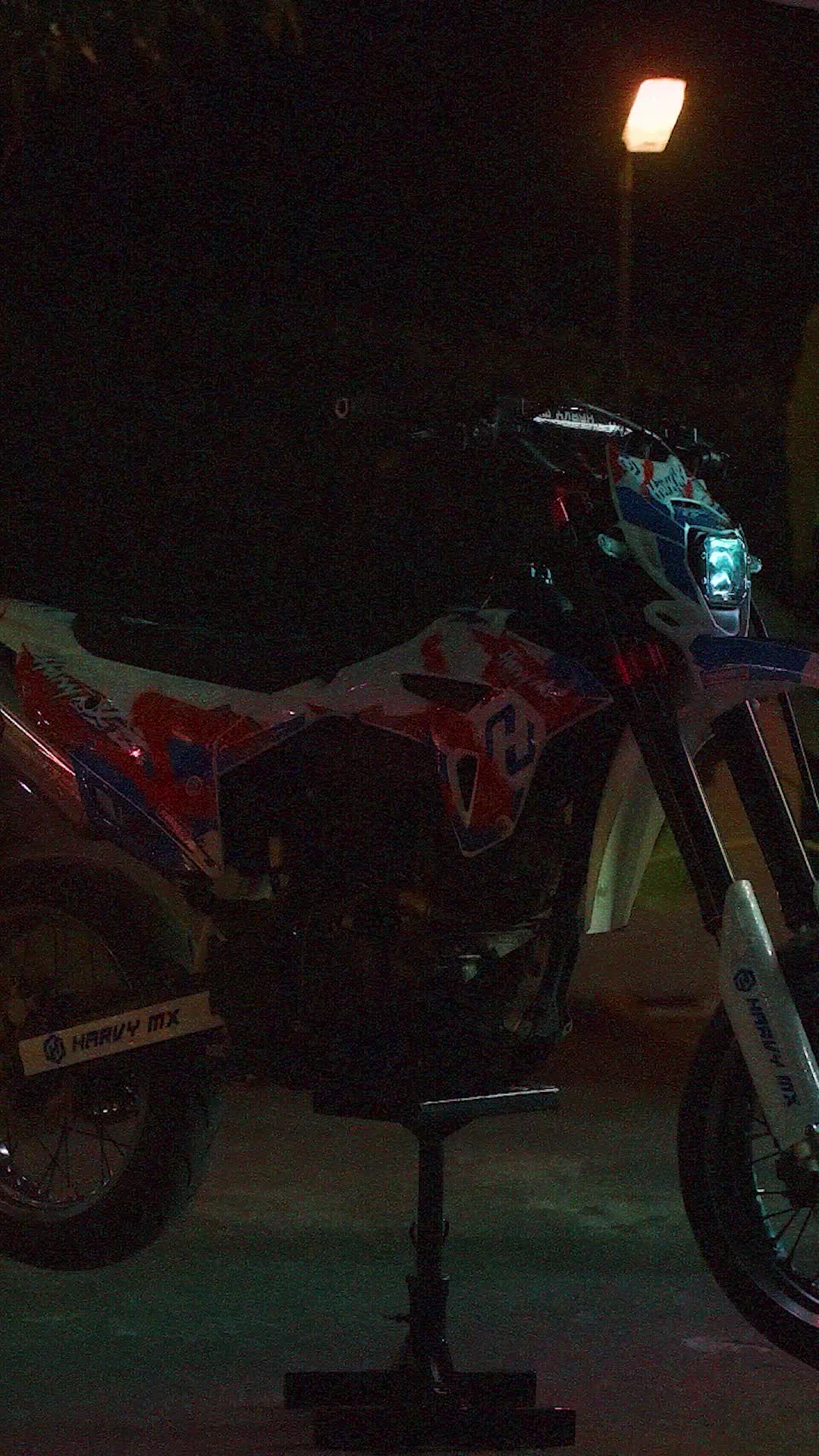 Reflektor Twin Led HARVY MX Extra Bright Lampu Depan Supermoto CRF 150L KLX 150 Bigfoot Dtracker WR 155 Motorcycle
