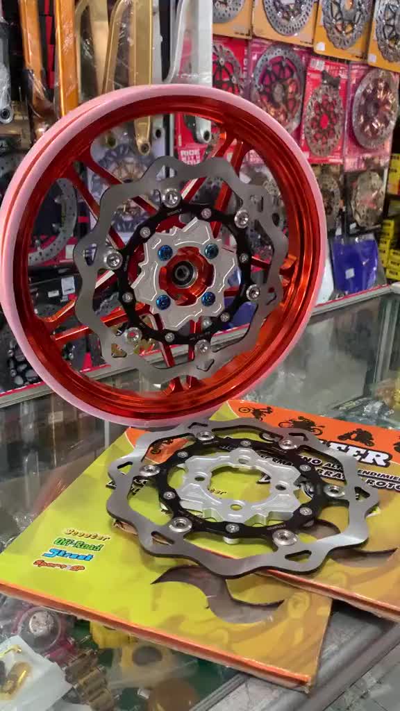 GALFER 260MM PIRINGAN DISC VARIO DISC CAKRAM SCOOPY PIRINGAN CAKRAM GENIO PIRINGAN CAKRAM BEAT disk galfer 260 original PNP Vario 125/250 Mio beat Disc Cakram 260mm sepeda motor Motorcycle Baut piringan  galfer fizr