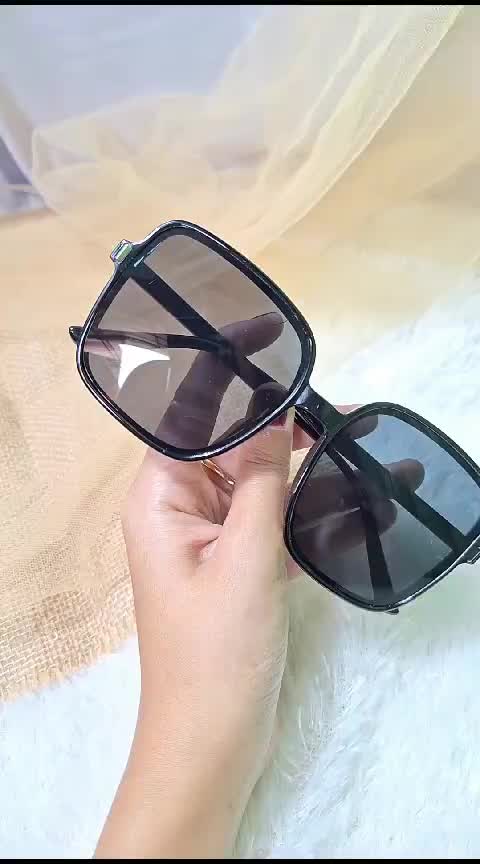 Kacamata Hitam Pelindungan UV Bentuk Kotak Over size Gaya Eropa Untuk Pria Dan Wanita Elegan Frame Lensa Plastik Sunglasses
