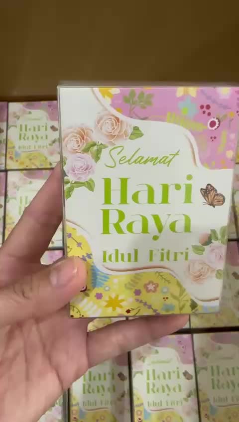 Amplop Lebaran Tahun 2025 / Amplop THR Idul Fitri / Amplop Ramadhan Kemasan Mika Isi 50 Lembar