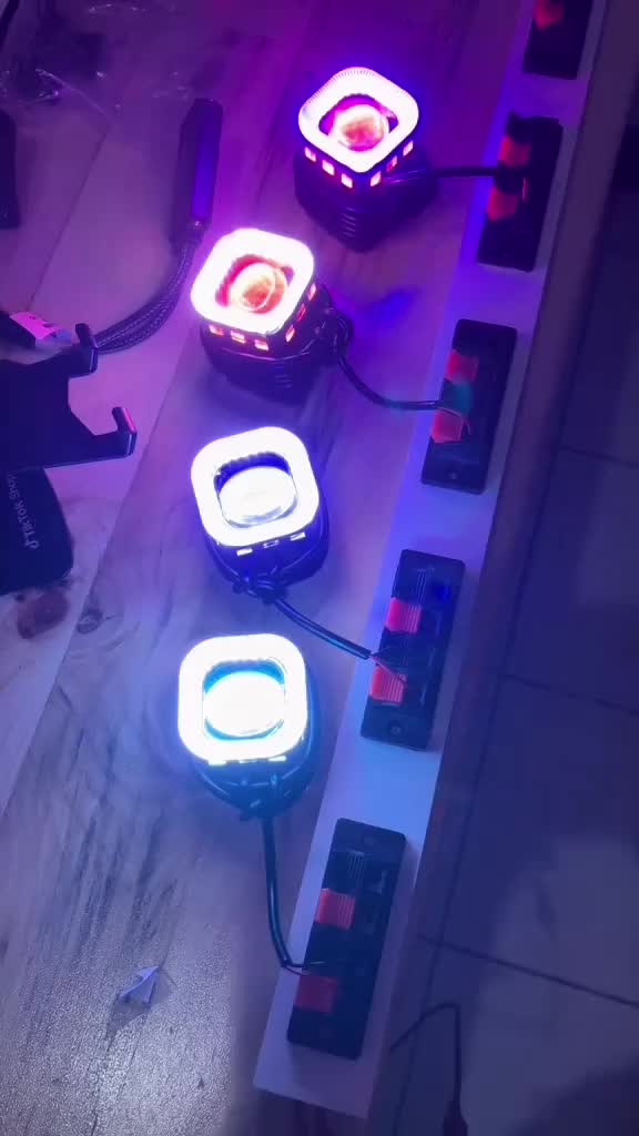 Lampu Tembak Laser LED OTTO X1 PRO / LAMPU TEMBAK MINI SHROUD DEVIL / LAMPU TEMBAK SOROT AC DC