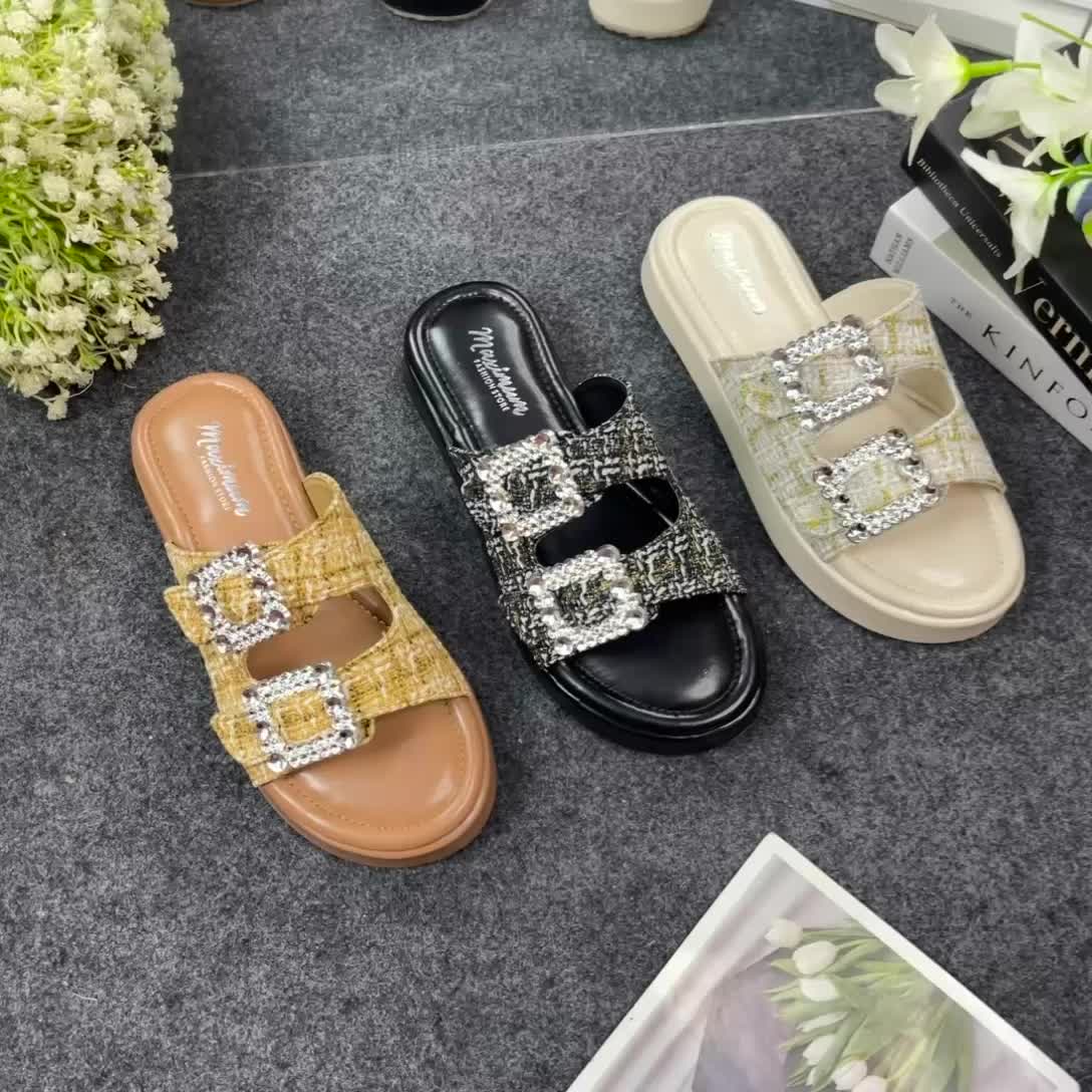 MAXIMUM - Arata Sandal Wanita Platform Terbaru Kasual Flat