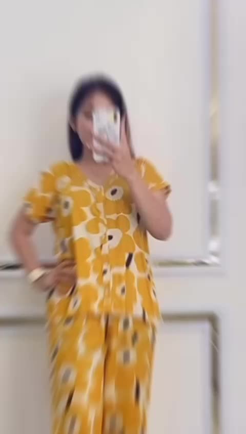 Keyra Pajamas Motif, Kerah V, Celana Panjang, Busui ,Rayon Kancing wanita mama muda daster daster remaja Baju Nyaman Santai