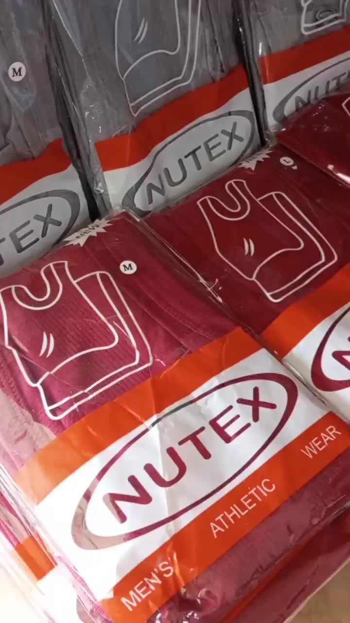 Kaos Singlet  Premium Poliester G-String Polos, Nyaman Pendek Hitam Cowok