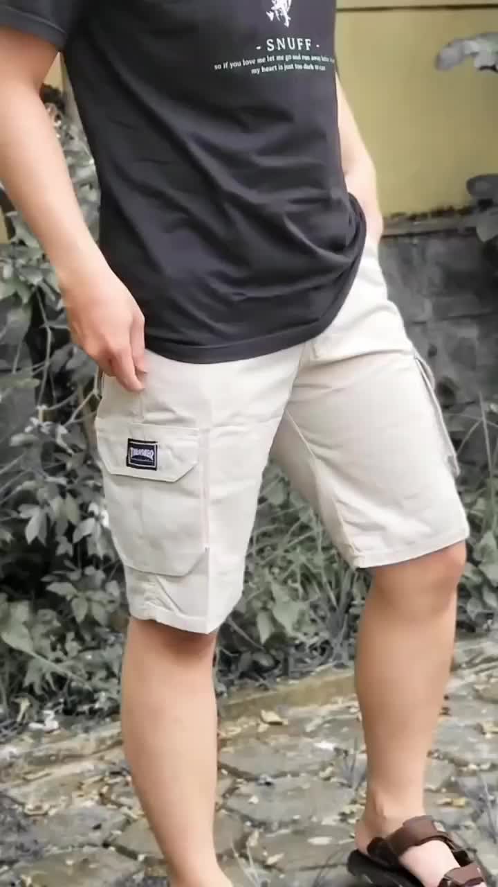 Paket Hemat 100 Ribu Dapat 4 PCS Celana Pria Dewasa Cargo Pendek Saku 5 Katun Twill Shorts Tebal Lembut Mocca Hitam Cream Army Abu casual regular Santai Distro Cowok