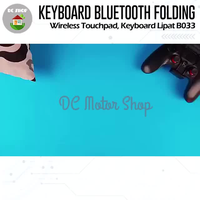 Folding Keyboard Lipat Bluetooth Wireless dengan Touchpad Ipad Macbook