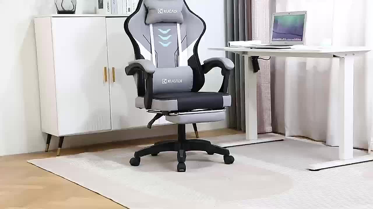 HANRIVER & KUCADI Kursi Gaming / Kursi Komputer / Kursi Kantor / Kursi Kerja / Kursi Belajar / Kursi Santai / Kursi Putar / Gaming Chair/ Kursi Hidrolik[ Garansi 5 Tahun ]