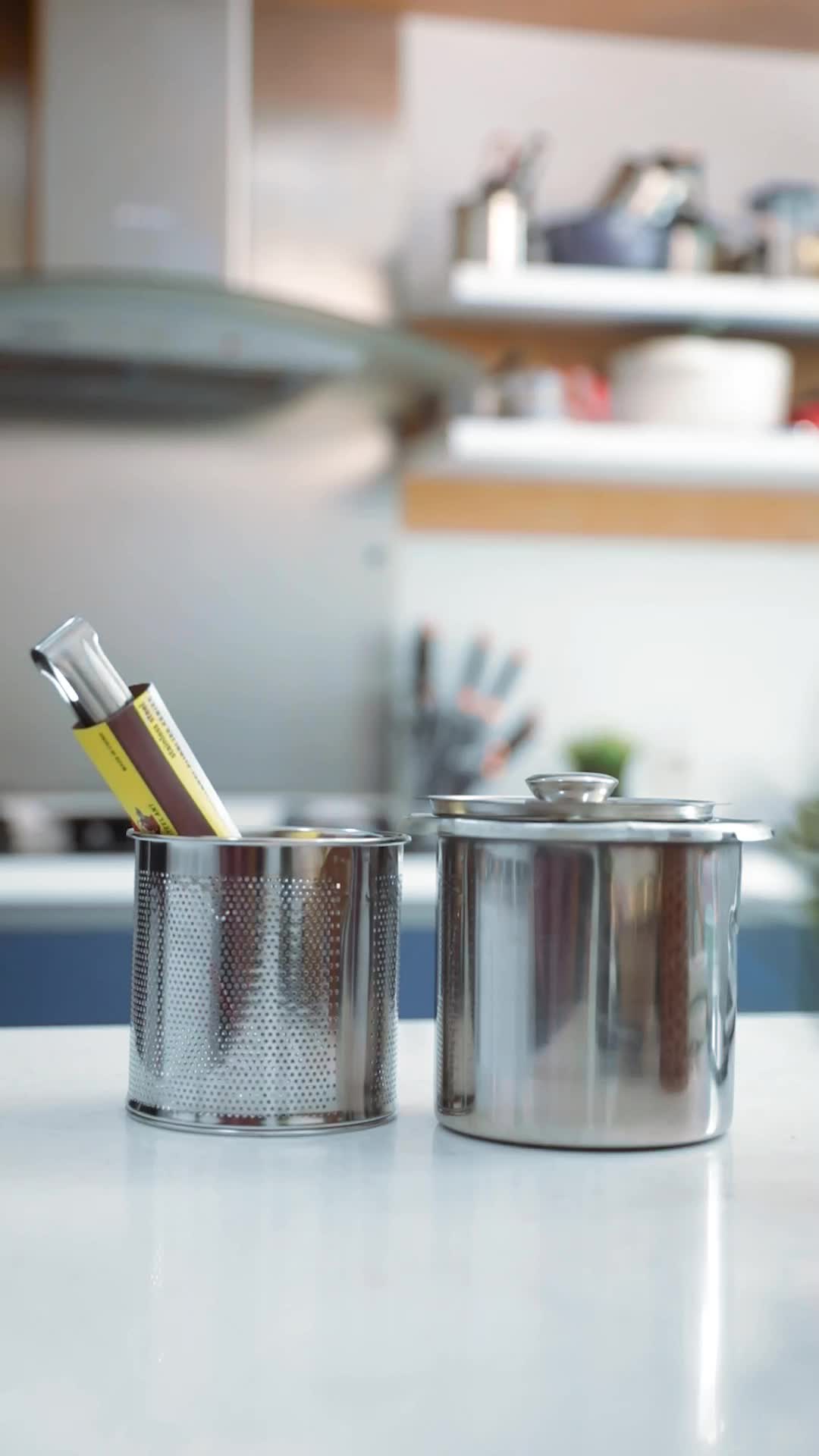 Panci Penggorengan Multifungsi 5 in 1 Mini Deep Fryer dengan Saringan Minyak dan Capitan Makanan