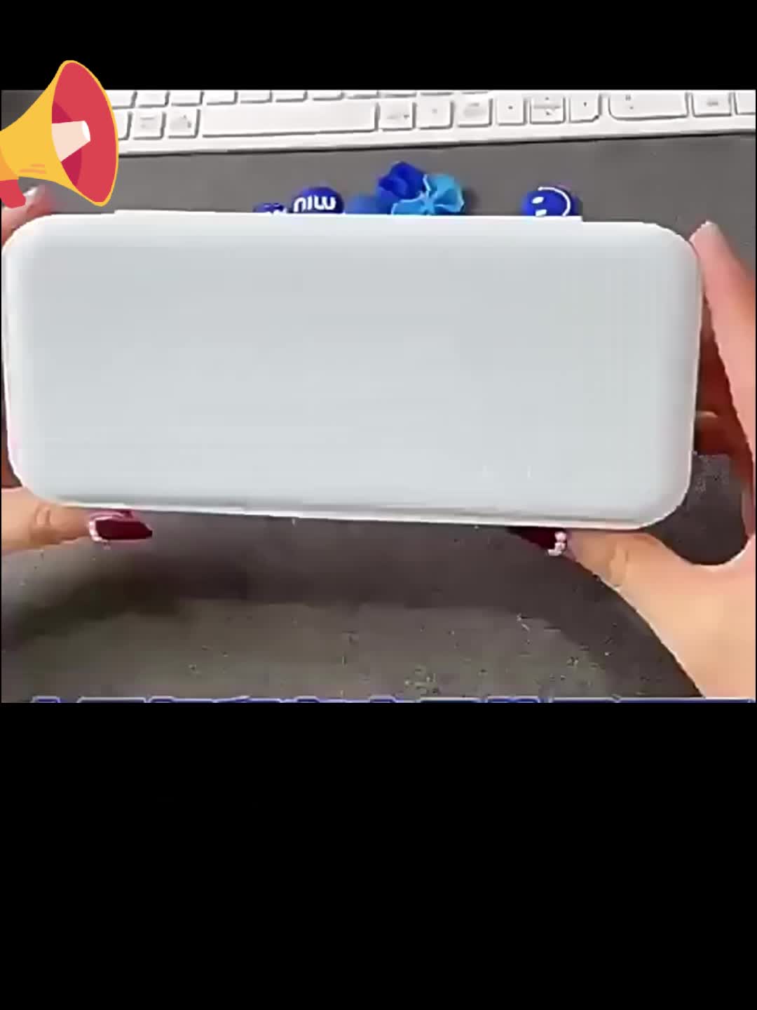Kotak Stationeri Gel DIY dibuat dengan tangan Kotak Creative Stationery Box Making Material Package Student Cute Cream Gel Stationery Box Anak Plastik Lem