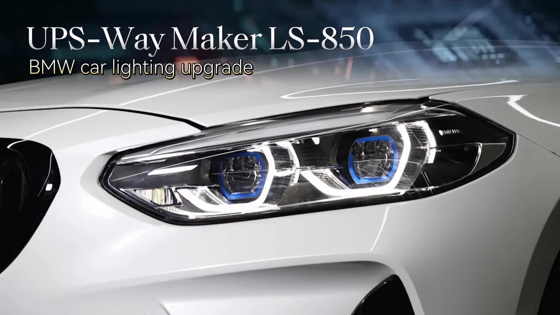 Bilens Led Projector Biled UPS Way Maker LS850 Triple Lens Bi-led Proyektor