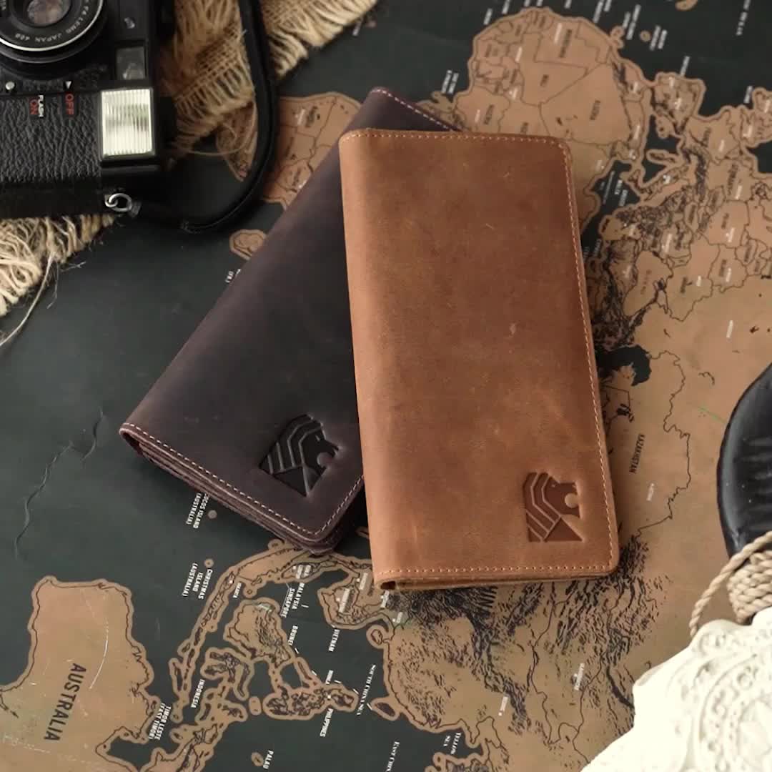 Reven Gavin Wallet - Dompet Panjang/Kartu  Pria 100% Kulit Sapi Asli Premium Quality