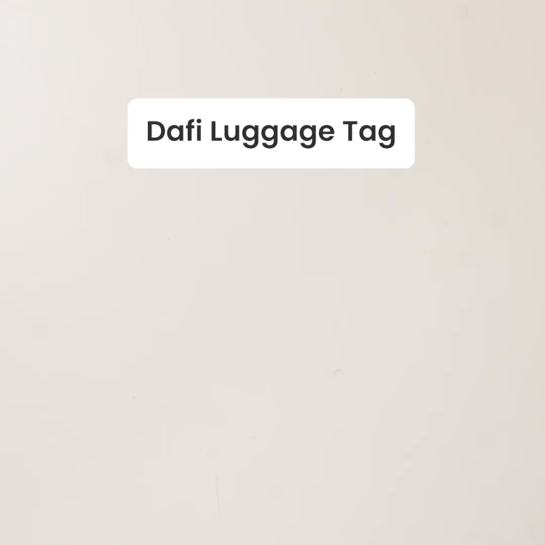TORCH Dafi Round Luggage Tag Gantungan Label Koper Tas Backpack