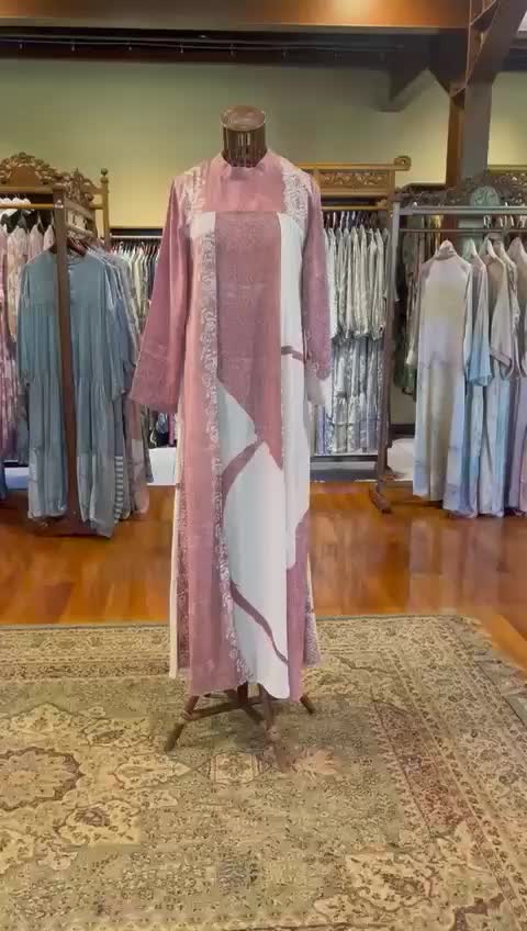 Liza Dress Ceruti by Dian Pelangi ORIGINAL Busana Muslim Maxi Baju Gamis Abaya Kaftan Gaun Outfit Pesta Pernikahan Kondangan Lebaran Casual Formal Wanita Hijaber Cantik Anggun Modis Modern Simple Elegan Mewah Model Korea Terbaru Motif Batik Kekinian