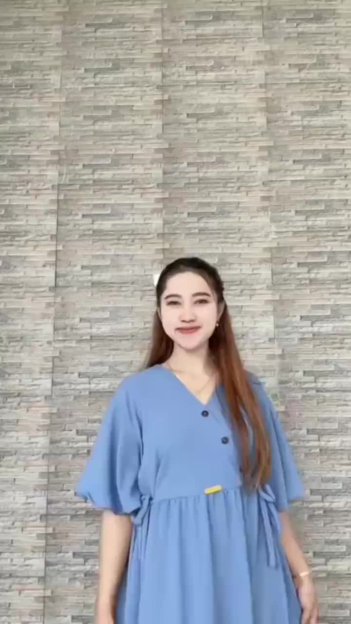 Daster Kimono Tali Samping Dress Korean Style Daster Kekinian Viral Dress Busui Elegan Daster Lonceng