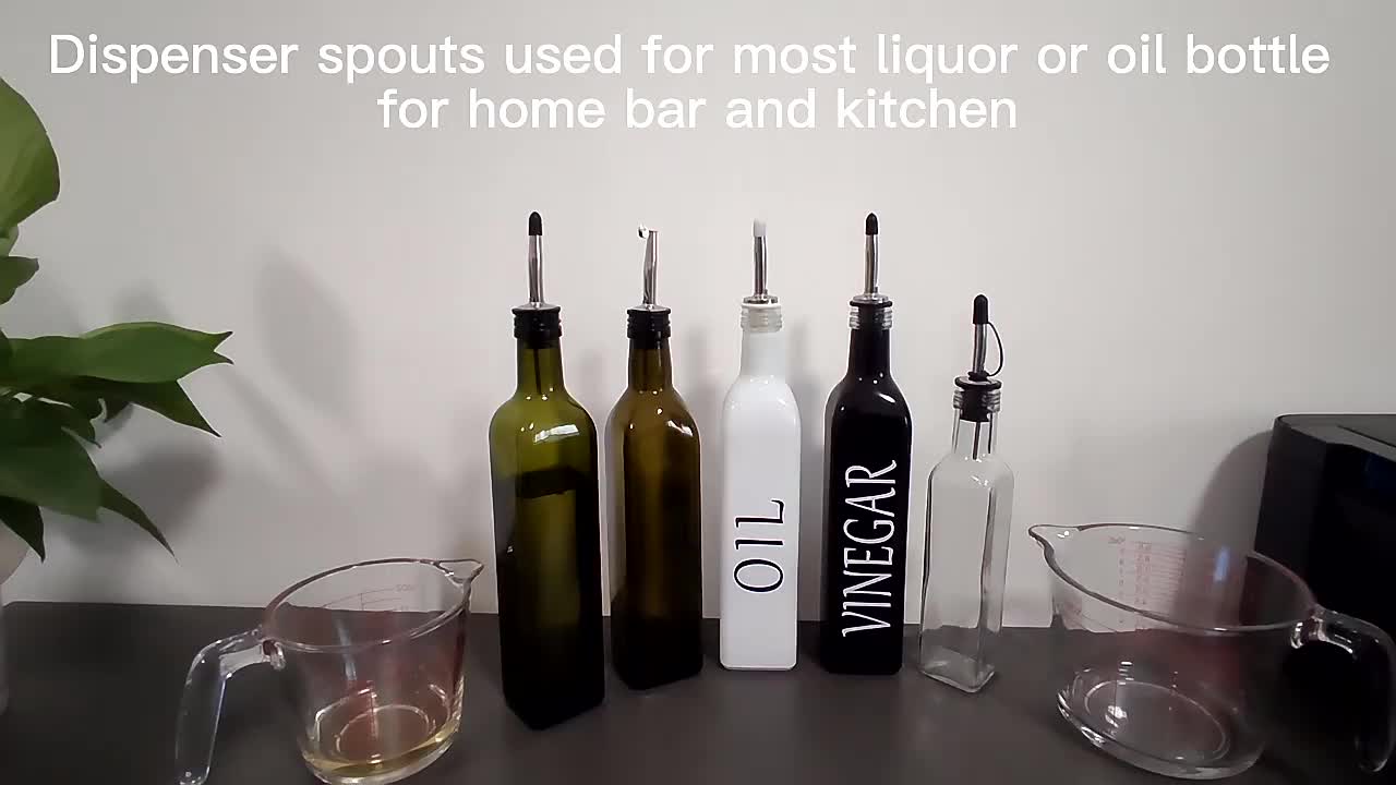 Bottle Pourer Stainless Tutup Botol Dispenser Kecap Oil Cuka Madu Sirup Stopper Marjan Tofin Denali Monin Torani Davinci