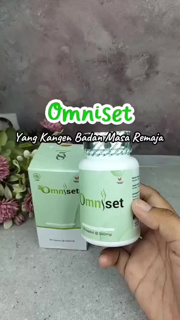Omniset Premium Isi 30 Kapsul BPOM TR243082091 100% Herbal Alami Aman untuk Busui dan Lumbung
