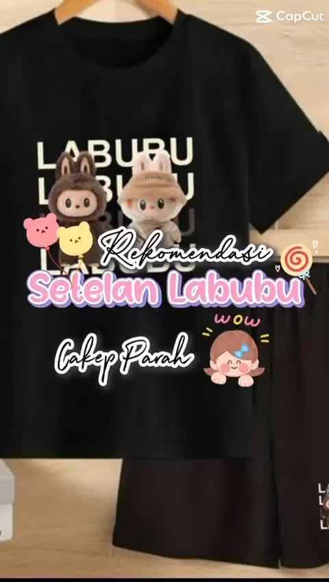 Kaos+Celana Anak Stelan Anak LBUBU02  Stelan Anak Perempuan Dan Laki-laki Usia 2-12Tahun Baju Celana Stelan Anak Fashion Cewek Cowok Setelan Motif