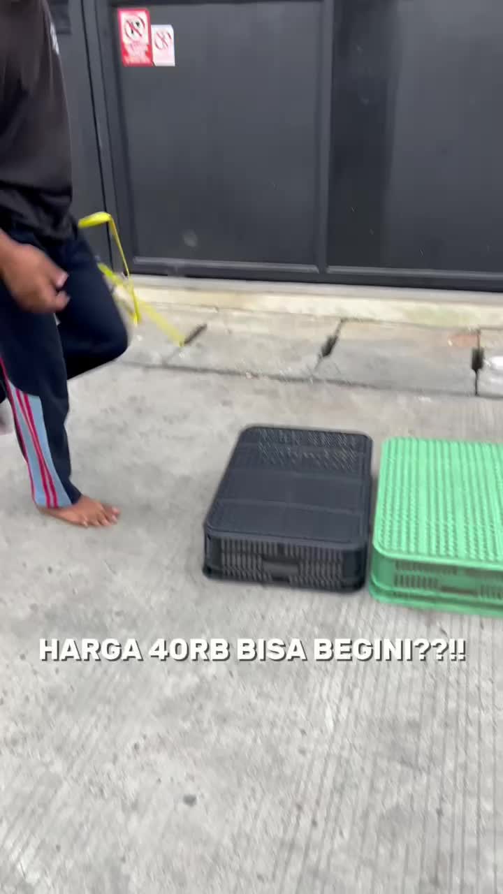 KERANJANG INDUSTRI YTH 285 KRAT ROTI 60 X 40 X 14 CM KONTAINER BOX KERANJANG LUBANG