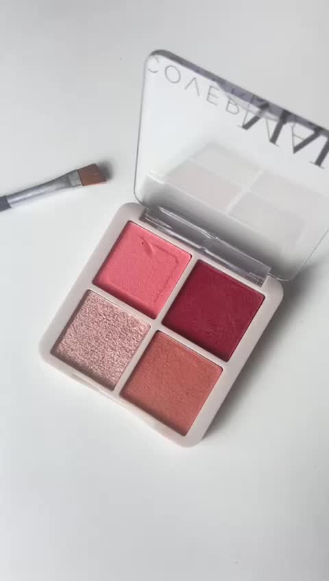 Covermake Bouncy Mousse Eyeshadow Pallete - Brown Autumn eyeshadow  pigmented Palette Loose